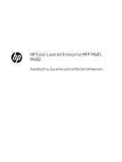 HP Color LaserJet Enterprise M682 Handbuch