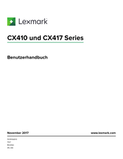Lexmark CX410de Benutzerhandbuch