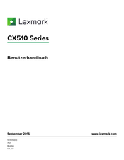 Lexmark CX510 Series Benutzerhandbuch