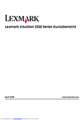 Lexmark Intuition S500 Series Anleitung