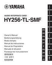 Yamaha HY256-TL-SMF Bedienungsanleitung
