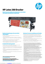 HP Latex 280 Bedienungsanleitung