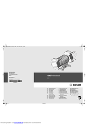 Bosch GBG Professional 6 Originalbetriebsanleitung