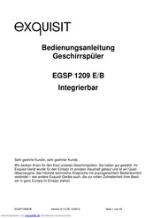 Exquisit EGSP 1209 E/B Bedienungsanleitung