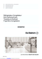 DE DIETRICH DKS876X Bedienungsanleitung