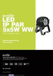 EuroLite LED IP PAR 5x5W WW Bedienungsanleitung
