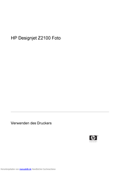 HP Designjet Z2100 Foto Handbuch