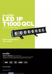 EuroLite LED IP T1000 QCL Bedienungsanleitung