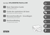 Epson Stylus WorkForce 845 Benutzerhandbuch - Grundlagen