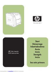 HP HP Color LaserJet 3550 Handbuch