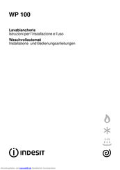 Indesit wp 100 Bedienungsanleitungen