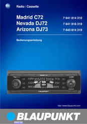 Blaupunkt Nevada DJ72 Bedienungsanleitung