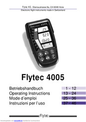 Flytec 4005 Betriebshandbuch