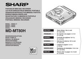 Sharp MD-MT80H Bedienungsanleitung