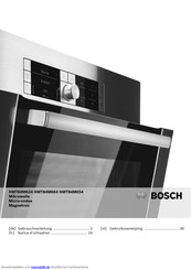 Bosch HMT84M624 Gebrauchsanleitung