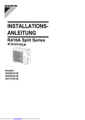 Daikin R410A Split Series Installationsanleitung