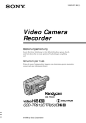 Sony Handycam CCD-TR973E Bedienungsanleitung