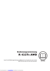 Husqvarna R 422Ts AWD Bedienungsanweisung