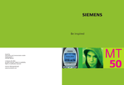Siemens MT 50 Handbuch
