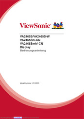ViewSonic VA2465S Bedienungsanleitung