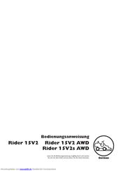 Husqvarna Rider 15V2s AWD Bedienungsanweisung