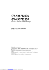 Gigabyte GV-NX57128DP Benutzerhandbuch