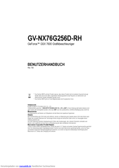 Gigabyte GeForce GSX 7600 Benutzerhandbuch