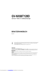 Gigabyte GeForce 6600 GT Benutzerhandbuch