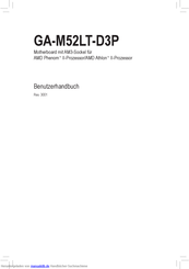 Gigabyte GA-M52LT-D3P Benutzerhandbuch