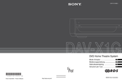Sony DAV-X1G Handbuch