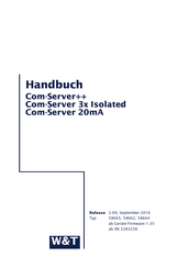 W&T Electronics Com-Server 20mA Handbuch