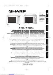 Sharp R-939 Bedienungsanleitung