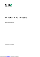 AMD ATI Radeon HD 5870 Benutzerhandbuch
