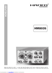 Hameg HM8035 Handbuch