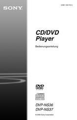 Sony DVP-NS36 Bedienungsanleitung