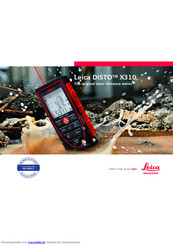 Leica DISTO X310 Handbuch