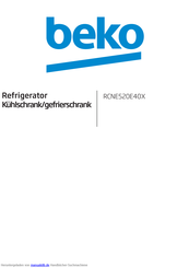 Beko RCNE520E40X Handbuch
