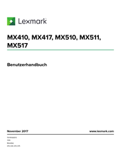 Lexmark MX517 Benutzerhandbuch
