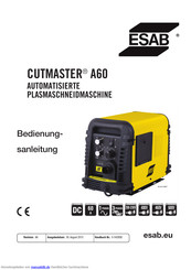 ESAB CUTMASTER A60 Bedienungsanleitung