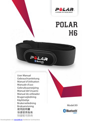 Polar H6 HEART RATE SENSOR Gebrauchsanleitung
