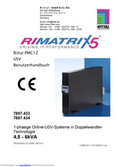 Rittal rimatrix5 Benutzerhandbuch