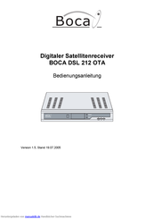 Boca DSL 212 OTA Bedienungsanleitung