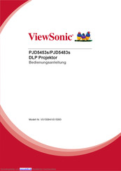 ViewSonic PJD5483s Bedienungsanleitung