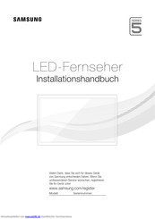 Samsung HG32ED590HB Installationshandbuch