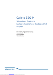 Plantronics Calisto 620-M Bedienungsanleitung