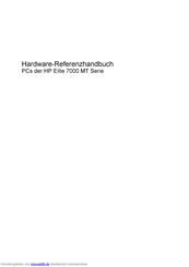 HP Elite 7000 MT Serie Referenzhandbuch