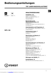 Indesit WITL 126 Bedienungsanleitungen