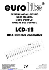 EuroLite LCD-12 Bedienungsanleitung