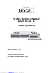 Boca DSL 221 CI Bedienungsanleitung
