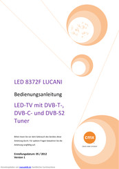 CMX LED 8372F LUCANI Bedienungsanleitung